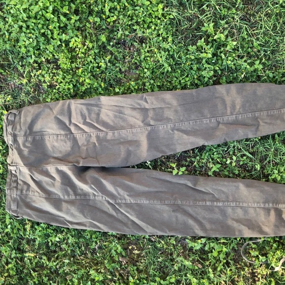 Vince Camuto Drawstring Green Cargo Pants - Picture 4 of 4